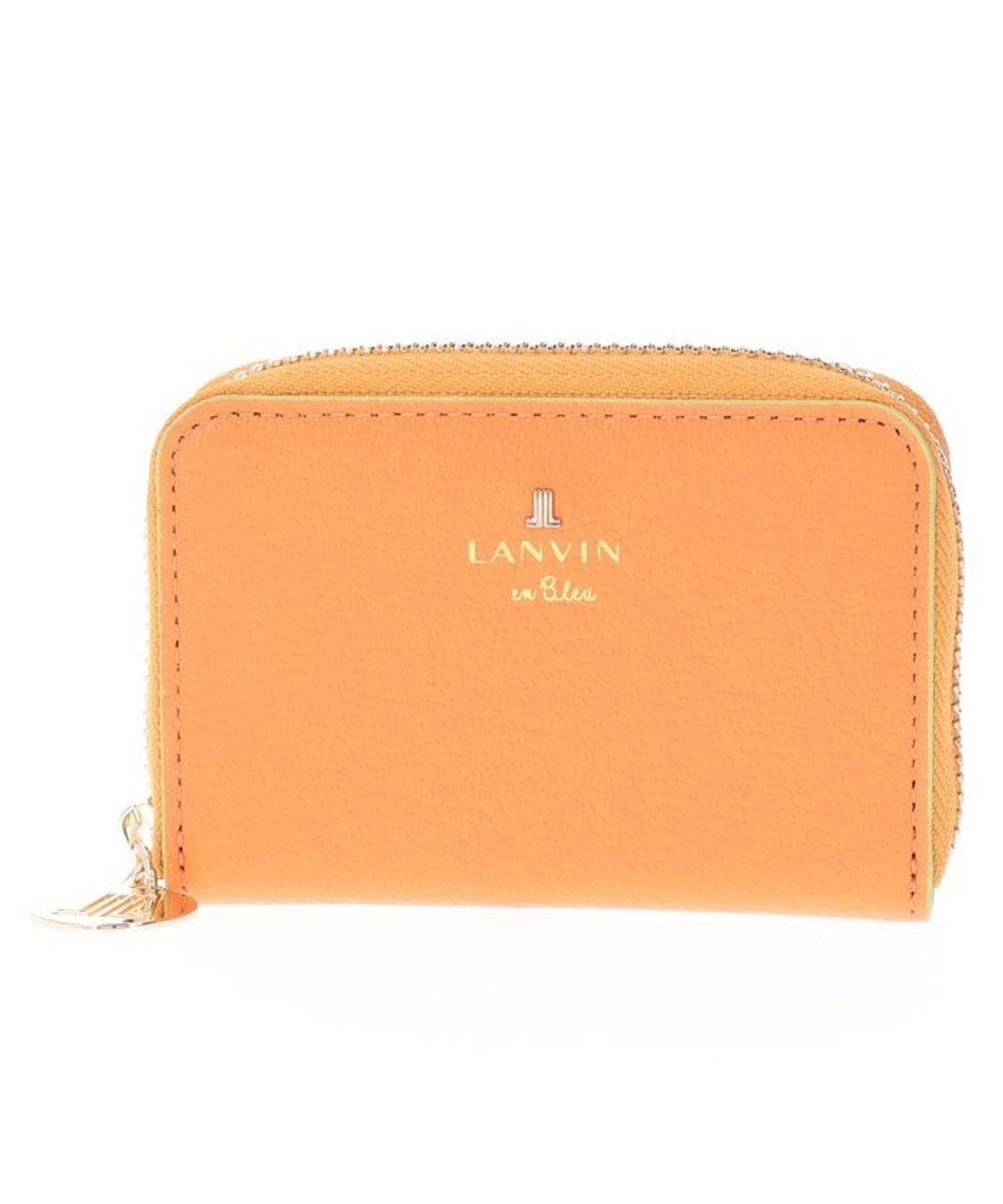 【ランバン オン ブルー/LANVIN en Bleu】のリム カードケース インテリア・キッズ・メンズ・レディースファッション・服の通販 founy(ファニー) 　ファッション　Fashion　レディースファッション　Fashion for Women　ミニ財布・二つ折り財布　Wallets & Card Cases　カードケース/名刺入れ　Card Holders & Business Cases　シンプル　Simple, Minimal　エレガント 上品　Elegant　財布　Wallet, Purse　オレンジ|ID: prp329100004689835 ipo3291000000033870034