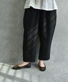 【ムーク/muuc】の〈高品質ベルギーリネン100%〉〈遠州織物の工場で作られた上質な生地〉〈通年着られる〉キャンバス生地のイージーパンツ 人気、トレンドファッション・服の通販 founy(ファニー) ファッション Fashion レディースファッション Fashion for Women パンツ Pants & Trousers キャンバス Canvas, Canvas Fabric 手編み Hand-Knitted, Handmade Knit パターン Pattern, Design Print リネン Linen, Linen Fabric A/W・秋冬 Autumn/Winter S/S・春夏 SS, Spring/Summer, Warm Season 再入荷 Restock / Back in Stock 夏 Summer エレガント 上品 Elegant thumbnail ブラック|ID: prp329100004689877 ipo3291000000034424156