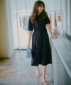 【エニィ スィス/any SiS】の【接触冷感・吸水速乾・UVケア】エアリードレープスムース ワンピース ネイビー|ID: prp329100004691564 ipo3291000000033879109