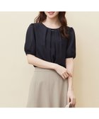 【エニィ スィス/any SiS】の【吸水速乾・UVケア・接触冷感】コンフォートジャージー ブラウス ネイビー|ID: prp329100004691565 ipo3291000000034387936