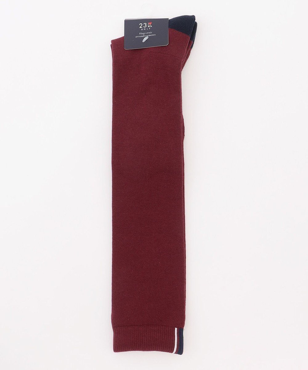 【23区 ゴルフ/NIJYUSANKU GOLF】の【WOMEN】ハイソックス 40cm インテリア・キッズ・メンズ・レディースファッション・服の通販 founy(ファニー) 　ファッション　Fashion　レディースファッション　Fashion for Women　ソックス&靴下　Socks & Hosiery　レッグウェア・ストッキング　Legwear & Hosiery　アクリル　Acrylic Material　シンプル　Simple, Minimal　ソックス　Socks, Hosiery　ワイン系|ID: prp329100004691572 ipo3291000000033879142