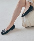 【ブリジット バーキン/Bridget Birkin】の【Bridget Birkin】ヒールビジューリボンパンプス ブラック雑材|ID: prp329100004691576 ipo3291000000033879162