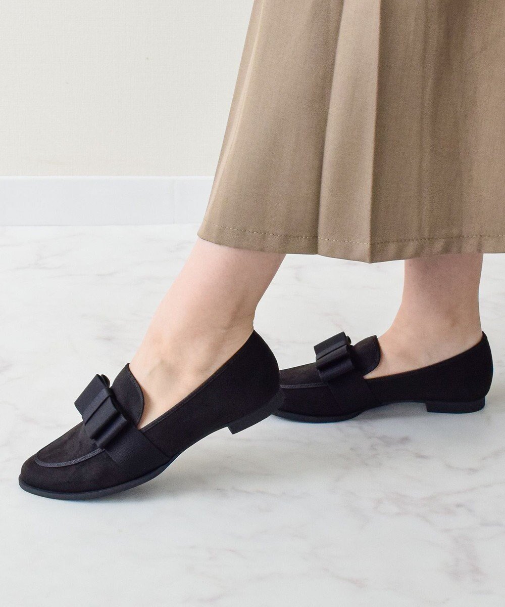 【ブリジット バーキン/Bridget Birkin】の【Bridget Birkin】グログランリボンレインローファー インテリア・キッズ・メンズ・レディースファッション・服の通販 founy(ファニー) ファッション Fashion レディースファッション Fashion for Women レイン Rain, Rainproof 抗菌 Antibacterial, Bacteria-Resistant ブラックスウェード|ID: prp329100004691578 ipo3291000000034156934