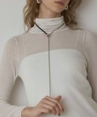 【グレース コンチネンタル/GRACE CONTINENTAL】のシアーリブニットトップ キナリ|ID: prp329100004691593 ipo3291000000033879224