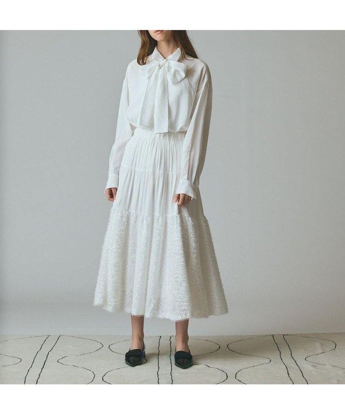 【グレース コンチネンタル/GRACE CONTINENTAL】のボウタイシアーシャツ インテリア・キッズ・メンズ・レディースファッション・服の通販 founy(ファニー) https://founy.com/ ファッション Fashion レディースファッション Fashion for Women トップス・カットソー Cut & Sew Tops シャツ・ブラウス・オフィスカジュアル Elegant Blouses & Button-Ups 新作・新入荷 New Arrivals / New In セットアップ Set-Up, Coordinated Outfit ベーシック Basic, Essential エレガント 上品 Elegant A/W・秋冬 Autumn/Winter |ID: prp329100004691596 ipo3291000000033879233