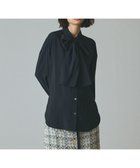 【グレース コンチネンタル/GRACE CONTINENTAL】のボウタイシアーシャツ ブラック|ID: prp329100004691596 ipo3291000000033879235