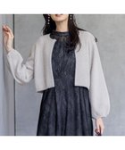 【エニィ スィス/any SiS】の【洗える】フェザーボレロ カーディガン ライトグレー|ID: prp329100004691600 ipo3291000000033879244