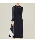 【エニィ スィス/any SiS】の【洗える】Nobleコンビ ドレス ネイビー|ID: prp329100004691601 ipo3291000000033879247