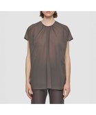 【ジョゼフ/JOSEPH】のブレンドウールボイル ブラウス 人気、トレンドファッション・服の通販 founy(ファニー) ファッション Fashion レディースファッション Fashion for Women トップス・カットソー Cut & Sew Tops シャツ・ブラウス・オフィスカジュアル Elegant Blouses & Button-Ups ギャザー Gathered, Ruffled フィット Fit, Slim Fit プリーツ Pleats, Pleated レギュラー Regular, Standard Fit エレガント 上品 Elegant A/W・秋冬 Autumn/Winter thumbnail Mushroom|ID: prp329100004691640 ipo3291000000033879405