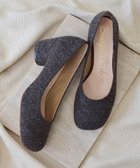 【ブリジット バーキン/Bridget Birkin】の【Bridget Birkin】ツイードヒールアップオブリークパンプス ブラウン雑材|ID: prp329100004691642 ipo3291000000033879410