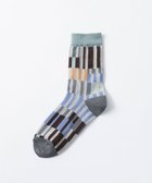 【トリコテ/Tricote】のランダムストライプパッチソックス 95GRAY|ID: prp329100004691646 ipo3291000000033879434