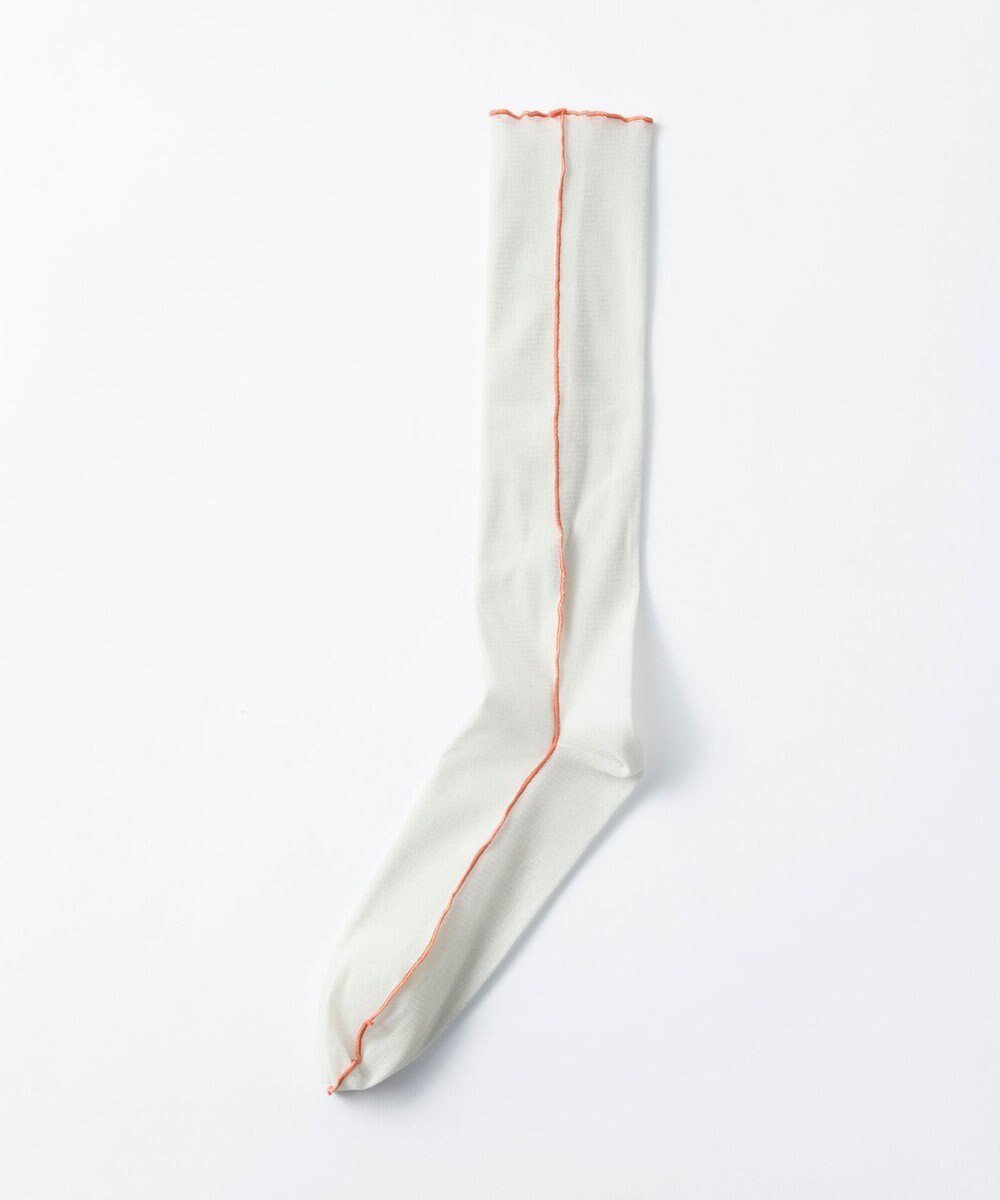 【トリコテ/Tricote】のメローフロックメッシュソックス インテリア・キッズ・メンズ・レディースファッション・服の通販 founy(ファニー) 　ファッション　Fashion　レディースファッション　Fashion for Women　ソックス&靴下　Socks & Hosiery　レッグウェア・ストッキング　Legwear & Hosiery　おすすめ　Recommended / Our Picks　エレガント 上品　Elegant　カラフル　Colorful Design　ソックス　Socks, Hosiery　タンブラー　Tumbler, Travel Mug　メッシュ　Mesh, Net Fabric　レギンス　Leggings, Stretch Pants　80IVORY|ID: prp329100004691647 ipo3291000000033879436