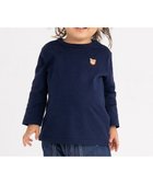 【ミキハウスホットビスケッツ/MIKI HOUSE HOT BISCUITS / KIDS】の【70-120cm】【Everyday Series】ワンポイント 長袖Tシャツ 紺|ID: prp329100004691660 ipo3291000000035659102