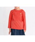 【ミキハウスホットビスケッツ/MIKI HOUSE HOT BISCUITS / KIDS】の【70-120cm】【Everyday Series】ワンポイント 長袖Tシャツ コーラルピンク|ID: prp329100004691660 ipo3291000000035659114