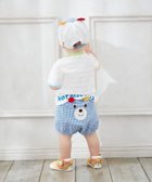 【ミキハウスホットビスケッツ/MIKI HOUSE HOT BISCUITS / KIDS】の【70-90cm】 顔ドンシリーズ ブルマ 紺×白|ID: prp329100004691661 ipo3291000000034756966