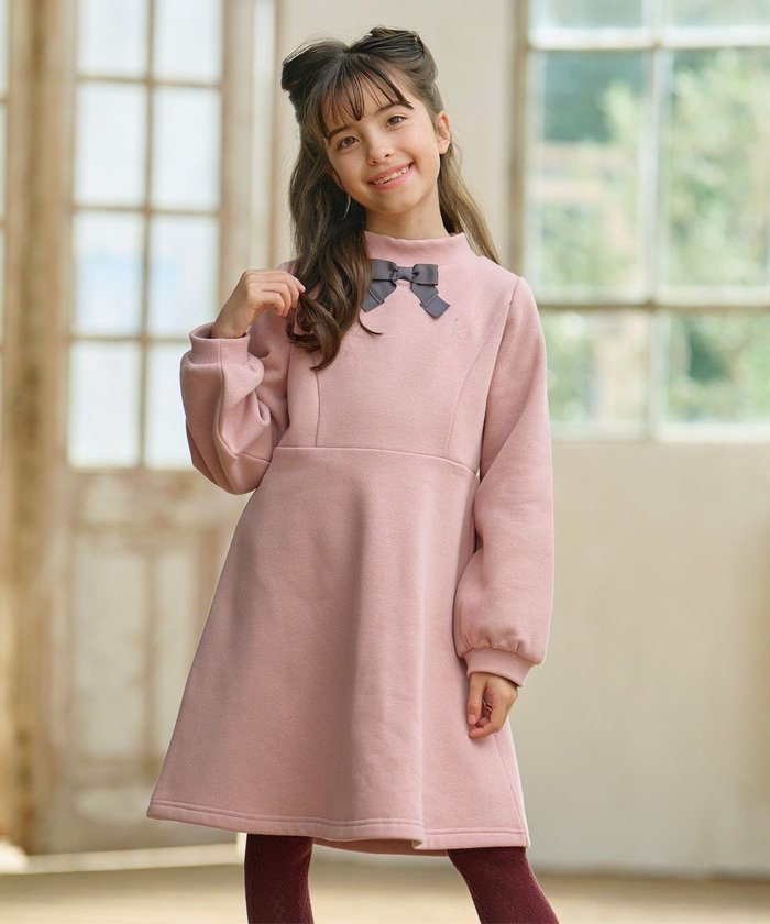 【組曲 / KIDS/KUMIKYOKU】の【110-140cm】リボンタイ ワンピース インテリア・キッズ・メンズ・レディースファッション・服の通販 founy(ファニー) https://founy.com/ ファッション Fashion キッズファッション Fashion for Kids ワンピース Dresses テレコ Ribbed, Rib Stitch トレーナー Sweatshirt, Trainer フロント Front, Front Design リボン Ribbon, Bow A/W・秋冬 Autumn/Winter |ID: prp329100004691664 ipo3291000000034229979