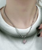 【ウィゴー/WEGO】のLハートモチーフ2連ネックレス 柄3|ID: prp329100004691687 ipo3291000000033879646