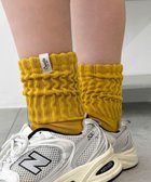 【ウィゴー/WEGO】のタグデザインボリュームリブソックス イエロー|ID: prp329100004691691 ipo3291000000033879664