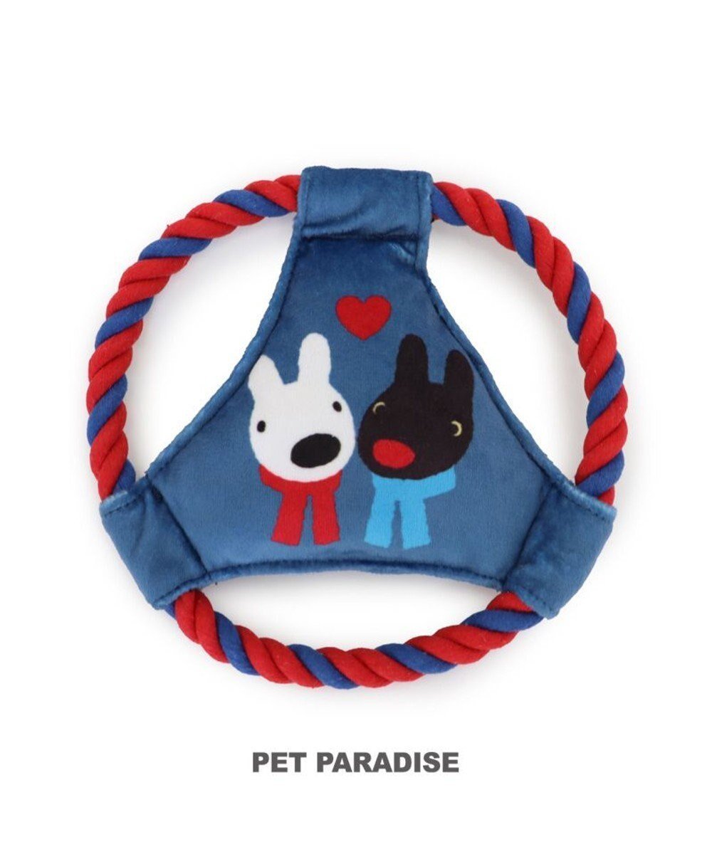 【ペットパラダイス/PET PARADISE / GOODS】のリサとガスパール ロープフリスビー トイ インテリア・キッズ・メンズ・レディースファッション・服の通販 founy(ファニー) 　お家時間・ステイホーム　Stay Home / At Home　パール　Pearl, Pearl Accent　犬　Dog　ホーム・キャンプ・アウトドア・お取り寄せ　Home Living / Home & Lifestyle / Camping Gear / Outdoor Camping　ペットグッズ　Pet Supplies　ネイビー×レッド|ID: prp329100004691699 ipo3291000000034628487