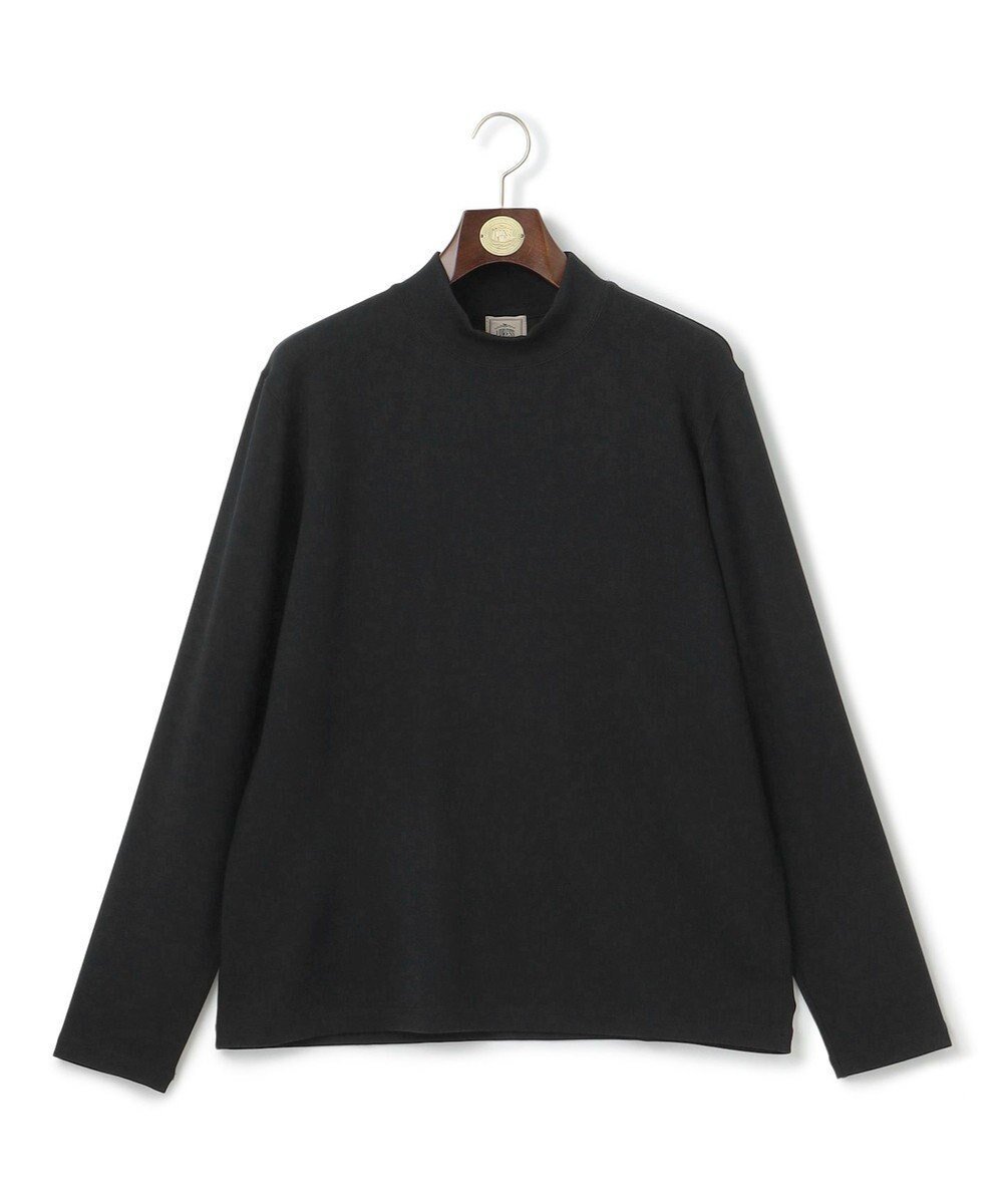 【ジェイ プレス/J.PRESS / MEN】のダウンファブリック モックネック Tシャツ インテリア・キッズ・メンズ・レディースファッション・服の通販 founy(ファニー) 　ファッション　Fashion　メンズファッション　Fashion for Men　トップス・カットソー　Cut & Sew Tops　メンズシャツ　Shirts　インナー　Innerwear　洗える　Machine Washable　カットソー　Cut and Sewn Top　シルク　Silk, 100% Silk　ダウン　Down, Puffer　定番　Standard, Basic Item　なめらか　Smooth, Silky Texture　ファブリック　Fabric, Textile　フィット　Fit, Slim Fit　モックネック　Mock Neck, Short Turtleneck　ワーク　Workwear, Utility Style　冬　Winter / This Winter　A/W・秋冬　Autumn/Winter　ブラック系|ID: prp329100004691706 ipo3291000000034464150