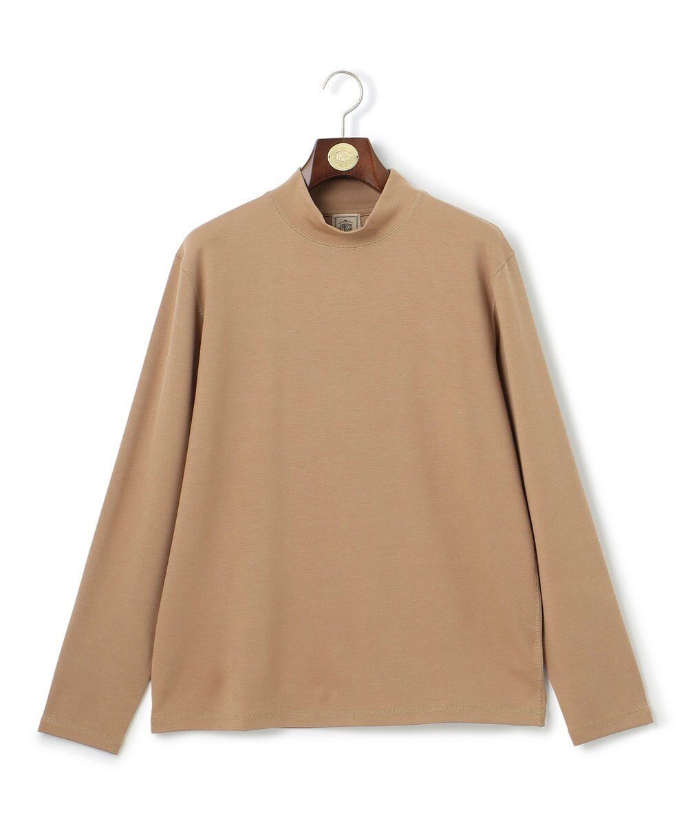 【ジェイ プレス/J.PRESS / MEN】のダウンファブリック モックネック Tシャツ インテリア・キッズ・メンズ・レディースファッション・服の通販 founy(ファニー) 　ファッション　Fashion　メンズファッション　Fashion for Men　トップス・カットソー　Cut & Sew Tops　メンズシャツ　Shirts　インナー　Innerwear　洗える　Machine Washable　カットソー　Cut and Sewn Top　シルク　Silk, 100% Silk　ダウン　Down, Puffer　定番　Standard, Basic Item　なめらか　Smooth, Silky Texture　ファブリック　Fabric, Textile　フィット　Fit, Slim Fit　モックネック　Mock Neck, Short Turtleneck　ワーク　Workwear, Utility Style　冬　Winter / This Winter　A/W・秋冬　Autumn/Winter　ベージュ系|ID: prp329100004691706 ipo3291000000034464151