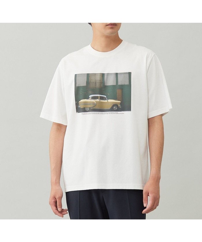 【アンフィーロ/UNFILO / MEN】の【接触冷感/UVケア】スマートストレッチ PHOTO TEE インテリア・キッズ・メンズ・レディースファッション・服の通販 founy(ファニー) https://founy.com/ ファッション Fashion メンズファッション Fashion for Men トップス・カットソー Cut & Sew Tops メンズシャツ Shirts おすすめ Recommended / Our Picks カットソー Cut and Sewn Top ストレッチ Stretch, Stretchy Fabric スマート Smart, Elegant スラックス Slacks, Dress Pants デニム Denim, Jeans Material プリント Print, Printed Pattern ヴィンテージ Vintage Style 夏 Summer 春 Spring S/S・春夏 SS, Spring/Summer, Warm Season |ID: prp329100004691725 ipo3291000000033879878