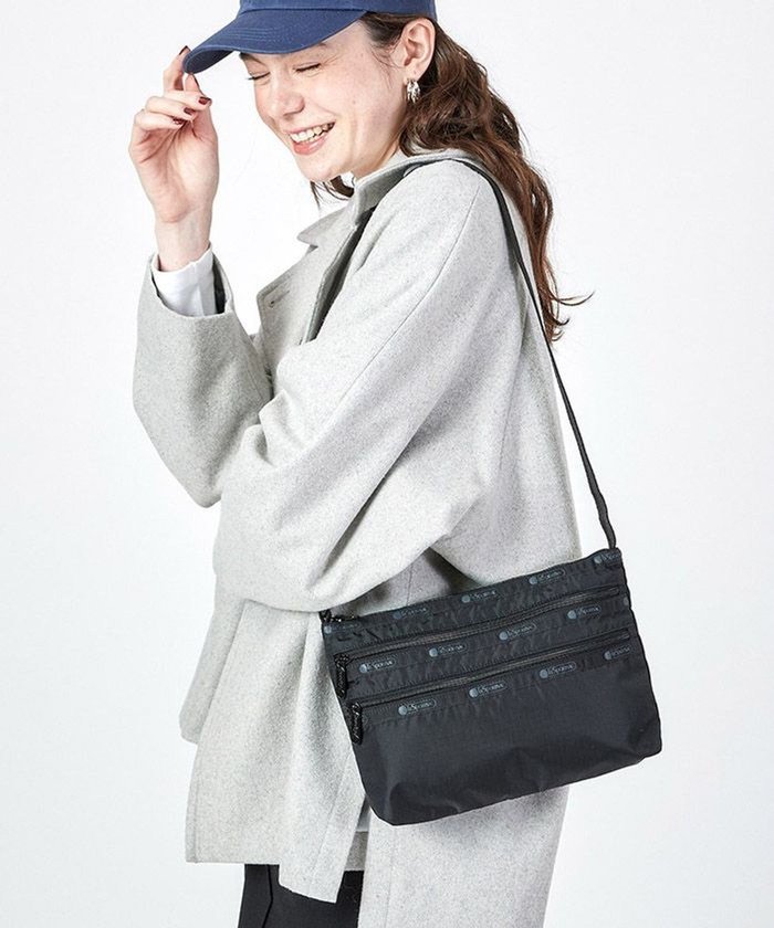 【レスポートサック/LeSportsac】のQUINN BAG/リサイクルドブラックJP インテリア・キッズ・メンズ・レディースファッション・服の通販 founy(ファニー) https://founy.com/ ファッション Fashion レディースファッション Fashion for Women コンパクト Compact, Small Size 軽量 Lightweight, Ultra Light ショルダー Shoulder, Shoulder Strap シンプル Simple, Minimal ジップ Zip, Zipper 人気 Popular, Best Seller プリント Print, Printed Pattern ポケット Pocket, Pocket Detail 無地 Plain, Solid Color おすすめ Recommended / Our Picks ビジネス 仕事 通勤 Business / Work / Commuting |ID: prp329100004691728 ipo3291000000033879894