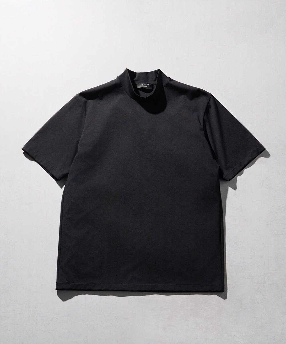 【ジョゼフ オム/JOSEPH HOMME / MEN】の【新素材】ハイゲージベアスムース モックネックカットソー インテリア・キッズ・メンズ・レディースファッション・服の通販 founy(ファニー) 　ファッション　Fashion　メンズファッション　Fashion for Men　トップス・カットソー　Cut & Sew Tops　メンズシャツ　Shirts　インナー　Innerwear　カットソー　Cut and Sewn Top　シンプル　Simple, Minimal　ジャケット　Jacket, Outerwear　プリント　Print, Printed Pattern　ベーシック　Basic, Essential　半袖　Short Sleeve, Half Sleeve　夏　Summer　春　Spring　S/S・春夏　SS, Spring/Summer, Warm Season　ブラック系|ID: prp329100004691729 ipo3291000000034664444