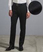 【五大陸/gotairiku / MEN】のセットアップ対応【洗える/ストレッチ/シワになりにくい】ウォッシャブルジャージー セットアップパンツ_柄(2025年モデル) ブラック×無地柄|ID: prp329100004691733 ipo3291000000033879917