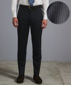 【五大陸/gotairiku / MEN】のセットアップ対応【洗える/ストレッチ/シワになりにくい】ウォッシャブルジャージー セットアップパンツ_柄(25年モデル) ネイビー×ストライプ|ID: prp329100004691733 ipo3291000000035842663