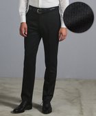 【五大陸/gotairiku / MEN】のセットアップ対応【洗える/ストレッチ/シワになりにくい】ウォッシャブルジャージー セットアップパンツ_柄(25年モデル) ブラック×無地柄|ID: prp329100004691733 ipo3291000000035842666