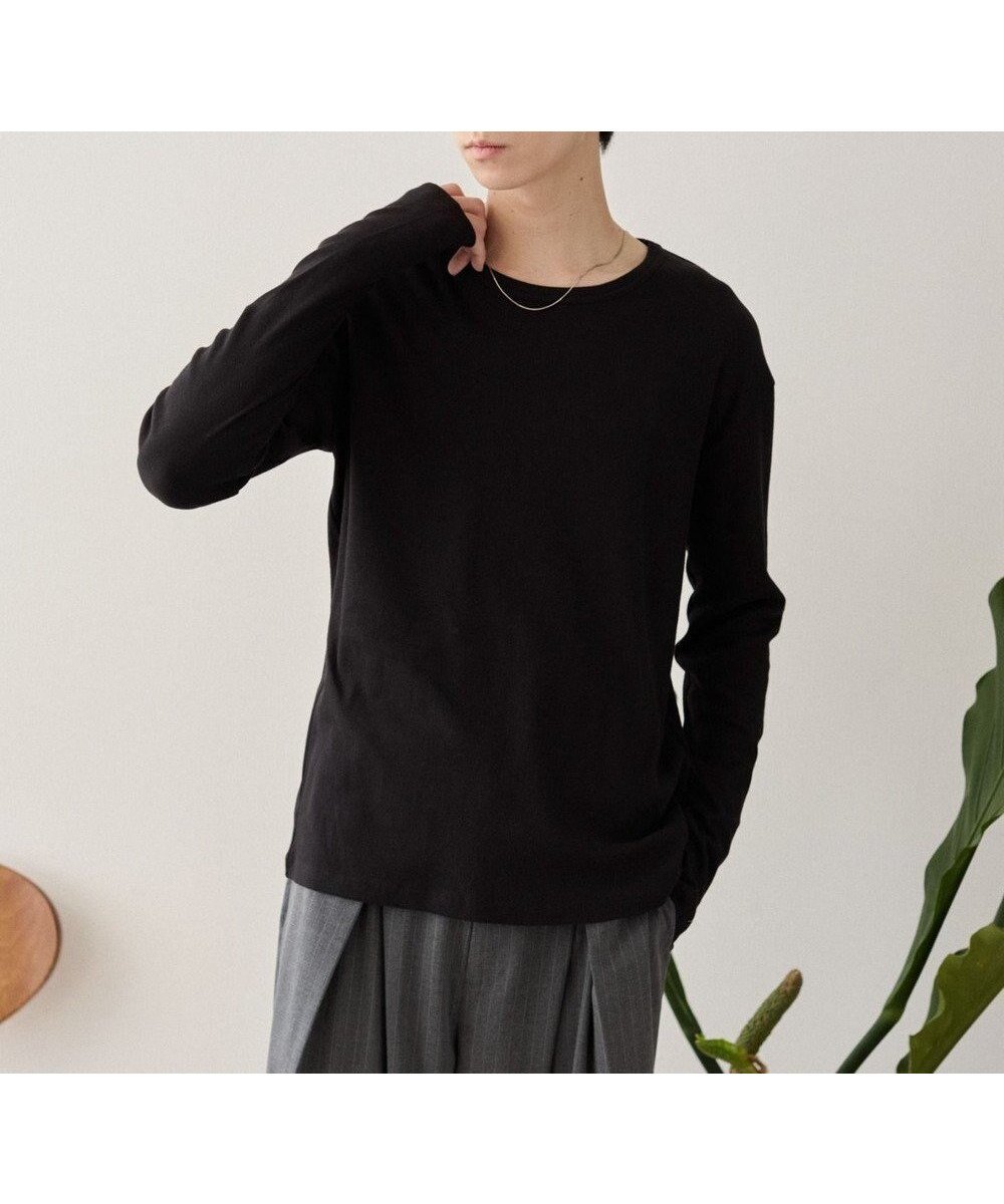 【ウィゴー/WEGO / MEN】のタイトフィットリブT(長袖) インテリア・キッズ・メンズ・レディースファッション・服の通販 founy(ファニー) ファッション Fashion メンズファッション Fashion for Men トップス・カットソー Cut & Sew Tops メンズシャツ Shirts インナー Innerwear カットソー Cut and Sewn Top カーゴパンツ Cargo Pants, Utility Pants シンプル Simple, Minimal ジャケット Jacket, Outerwear スマホ Smartphone, Mobile Device スマート Smart, Elegant デニム Denim, Jeans Material 長袖 Long Sleeve, Full Sleeve フィット Fit, Slim Fit ブルゾン Blouson, Bomber Jacket ベーシック Basic, Essential ボトム Bottoms, Lower Wear 防寒 Cold Protection, Winter-Ready 無地 Plain, Solid Color ワイド Wide, Wide Fit A/W・秋冬 Autumn/Winter ブラック|ID: prp329100004691744 ipo3291000000034220939