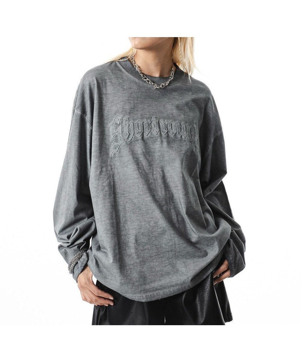 【ウィゴー/WEGO】の【ユニセックス着用ITEM/MLサイズ展開】コールドダイダメージアップリケT(LS) 人気、トレンドファッション・服の通販 founy(ファニー) ファッション Fashion レディースファッション Fashion for Women トップス・カットソー Cut & Sew Tops シャツ・ブラウス・オフィスカジュアル Elegant Blouses & Button-Ups ロングTシャツ・Tシャツ Longline T-Shirts & Tees カットソー・ベーシックTシャツ Cut-and-Sewn Tops / Stretch Tees & Basics インナー Innerwear 春 Spring カットソー Cut and Sewn Top カーゴパンツ Cargo Pants, Utility Pants クラッシュ Distressed, Crashed Style シンプル Simple, Minimal ジャケット Jacket, Outerwear スマホ Smartphone, Mobile Device ダメージ Distressed, Destroyed デニム Denim, Jeans Material トレンド Trend, Trending Now ビッグ Big, Oversized ボトム Bottoms, Lower Wear 半袖 Short Sleeve, Half Sleeve ワイド Wide, Wide Fit A/W・秋冬 Autumn/Winter 夏 Summer other-1|ID: prp329100004691749 ipo3291000000033879976