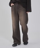 【ウィゴー/WEGO】の【ユニセックス着用ITEM/ウエスト調整可】フレアデニムパンツ デニムブラックソノタ|ID: prp329100004691756 ipo3291000000034463926