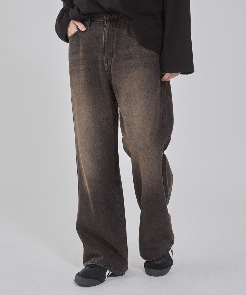 【ウィゴー/WEGO】の【ユニセックス着用ITEM/ウエスト調整可】フレアデニムパンツ インテリア・キッズ・メンズ・レディースファッション・服の通販 founy(ファニー) ファッション Fashion レディースファッション Fashion for Women パンツ Pants & Trousers デニムパンツ・ジーンズ・美脚デニム Denim Jeans & Pants 春 Spring コンパクト Compact, Small Size シンプル Simple, Minimal スマホ Smartphone, Mobile Device デニム Denim, Jeans Material フレア Flare, Flared ワイド Wide, Wide Fit A/W・秋冬 Autumn/Winter 夏 Summer デニムブラックソノタ|ID: prp329100004691756 ipo3291000000034463926