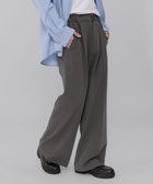 【ウィゴー/WEGO / MEN】のローライズバギーフレアスラックス ダークグレー|ID: prp329100004691757 ipo3291000000034294985