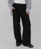 【ウィゴー/WEGO / MEN】のローライズバギーフレアスラックス ブラック|ID: prp329100004691757 ipo3291000000034294986