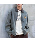 【ウィゴー/WEGO / MEN】の【25年秋冬新作/MLサイズ展開】ワーカーズZIPジャケット デニム淡加工色|ID: prp329100004691760 ipo3291000000033880019