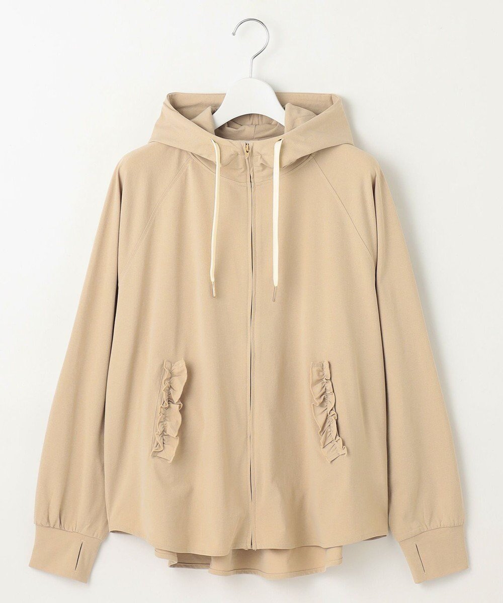 【フェルゥ/Feroux】の【追加生産決定! 】ラッシュガードフリル パーカー インテリア・キッズ・メンズ・レディースファッション・服の通販 founy(ファニー) ファッション Fashion レディースファッション Fashion for Women トップス・カットソー Cut & Sew Tops レディースパーカー・カジュアルフーディー Casual Hoodies & Sweatshirts 春 Spring 吸水 Absorbent, Quick-Dry 軽量 Lightweight, Ultra Light ジップ Zip, Zipper パーカー Hoodie, Parka フェミニン Feminine, Girly フリル Frill, Ruffle ポケット Pocket, Pocket Detail 水着 Swimsuit, Swimwear S/S・春夏 SS, Spring/Summer, Warm Season おすすめ Recommended / Our Picks 夏 Summer ビジネス 仕事 通勤 Business / Work / Commuting ベージュ系|ID: prp329100004691771 ipo3291000000033880074