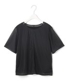 【アイシービー/iCB】の【洗える】ハイゲージチュールコンビ カットソー 人気、トレンドファッション・服の通販 founy(ファニー) ファッション Fashion レディースファッション Fashion for Women トップス・カットソー Cut & Sew Tops シャツ・ブラウス・オフィスカジュアル Elegant Blouses & Button-Ups ロングTシャツ・Tシャツ Longline T-Shirts & Tees カットソー・ベーシックTシャツ Cut-and-Sewn Tops / Stretch Tees & Basics インナー Innerwear 春 Spring 洗える Machine Washable カットソー Cut and Sewn Top コンパクト Compact, Small Size シアー Sheer, See-Through ジャケット Jacket, Outerwear チュール Tulip, Tulip Motif トレンド Trend, Trending Now パターン Pattern, Design Print S/S・春夏 SS, Spring/Summer, Warm Season 夏 Summer エレガント 上品 Elegant 2025年 2025 2025春夏・S/S Spring/Summer 2025 SS25 thumbnail ブラック系|ID: prp329100004691772 ipo3291000000033880077