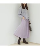 【アンフィーロ 自由区/UNFILO】のストライプスカート ライラック系1|ID: prp329100004691787 ipo3291000000034256996