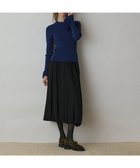 【グレース コンチネンタル/GRACE CONTINENTAL】のラメリブニットトップ ブルー|ID: prp329100004691807 ipo3291000000033880207