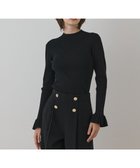 【グレース コンチネンタル/GRACE CONTINENTAL】のラメリブニットトップ ブラック|ID: prp329100004691807 ipo3291000000033880208