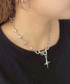 【ウィゴー/WEGO】のLデザインチェーンモチーフネックレス 柄1|ID: prp329100004691819 ipo3291000000033880262