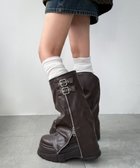 【ウィゴー/WEGO】の厚底カバーロングブーツ 人気、トレンドファッション・服の通販 founy(ファニー) ファッション Fashion レディースファッション Fashion for Women ジャケット Jacket, Outerwear スマホ Smartphone, Mobile Device セットアップ Set-Up, Coordinated Outfit ソックス Socks, Hosiery ダブル Double, Double-Breasted ロング Long, Long-Length 今季 This Season, Current Season 厚底 Platform Shoes A/W・秋冬 Autumn/Winter thumbnail ブラウン|ID: prp329100004691835 ipo3291000000034567436