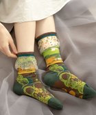 【コキュウ/COQ】の【日本製/23~25cm】LANDSCAPE ソックス グリーン|ID: prp329100004691839 ipo3291000000033880345