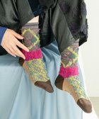 【コキュウ/COQ】の【新色追加/日本製/リバーシブル/ファー/23-25cm】KITSUNE ARGYLE ソックス パープル|ID: prp329100004691842 ipo3291000000033880357