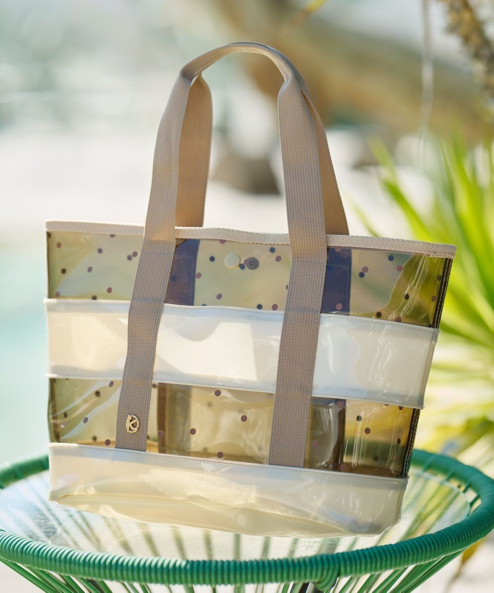 【組曲 / KIDS/KUMIKYOKU】の【Fサイズ】シアードット ビニールバッグ インテリア・キッズ・メンズ・レディースファッション・服の通販 founy(ファニー) ファッション Fashion キッズファッション Fashion for Kids ドット Polka Dot, Dot Pattern プリント Print, Printed Pattern エレガント 上品 Elegant 夏 Summer ブラウン系3|ID: prp329100004693108 ipo3291000000034544563