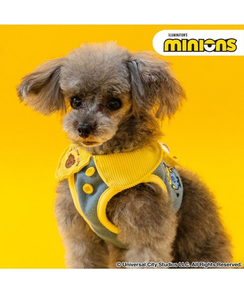 【ペットパラダイス/PET PARADISE / GOODS】のミニオン ベストハーネス 3S インテリア・キッズ・メンズ・レディースファッション・服の通販 founy(ファニー) 　インディゴ　Indigo Denim　ベスト　Vest, Waistcoat　ホーム・キャンプ・アウトドア・お取り寄せ　Home Living / Home & Lifestyle / Camping Gear / Outdoor Camping　ペットグッズ　Pet Supplies　インディゴブルー×イエロー|ID: prp329100004693118 ipo3291000000033886639