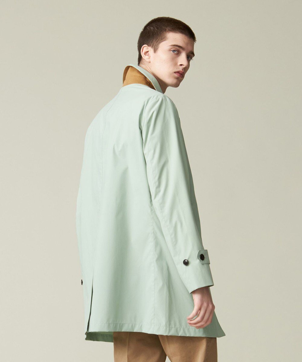 【ジェイ プレス/J.PRESS / MEN】の【ビジネス対応可】【撥水加工 / ウォッシャブル可】テクニカルライトポプリン ドレスカーコート インテリア・キッズ・メンズ・レディースファッション・服の通販 founy(ファニー) 　ファッション　Fashion　メンズファッション　Fashion for Men　アウター　Men's Coats Outerwear　ウォッシャブル　Machine Washable　春　Spring　軽量　Lightweight, Ultra Light　ショート　Short, Short Length　シンプル　Simple, Minimal　ジャケット　Jacket, Outerwear　ストレッチ　Stretch, Stretchy Fabric　ボックス　Boxy, Box Shape　S/S・春夏　SS, Spring/Summer, Warm Season　夏　Summer　エレガント 上品　Elegant　ビジネス 仕事 通勤　Business / Work / Commuting　ライトグリーン系|ID: prp329100004693128 ipo3291000000033886681